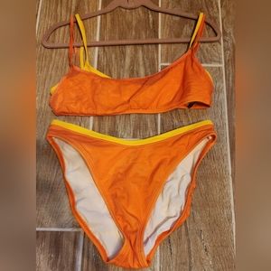 Anne Cole, size 14, orange/yellow